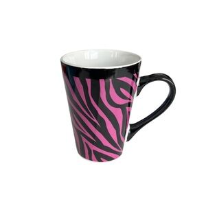 ANIMAL PRINT STYLE MUG || PINK, BLACK || TEA/COFFEE MUG WITH HANDLE